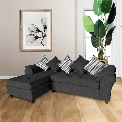 Imagen 1 del producto Sofá Seccional Izquierdo Living Factory Mustang 4 Cuerpos Marengo