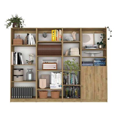 Imagen 2 del producto 3 Estantes + Estante 2 Puertas TuHome Home Macadamia