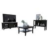 Rack TV Hasta 65" + Mesa de Centro + Mesa de Arrimo TuHome Essential Wengue