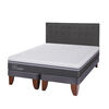 Cama Europea CIC King Ortopedic Advance + Respaldo Eufrates