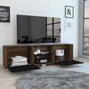 Rack TV TuHome Vassel Caramelo / Wengue  Hasta 80"