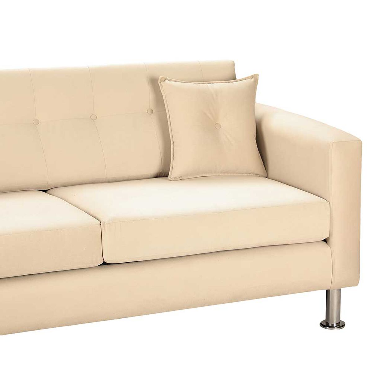 Sof&aacute; Bodevir New Retro Felpa 12 3 Cuerpos Beige&nbsp;