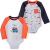 Pack 2 Body Manga Larga de Algodón Bebo Chess Baby