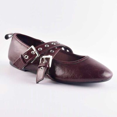 Imagen 1 del producto Ballerina Mujer Vestir Casual Icono Burdeo, Negro