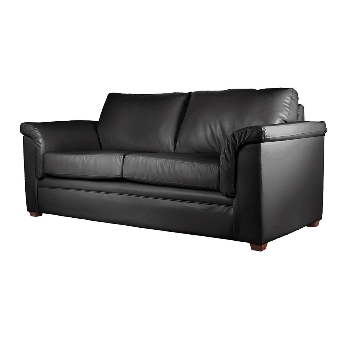 Sof&aacute; Latam Home Ancona 3 Cuerpos Negro