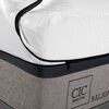 Cama Europea CIC Base Dividida King Balance + Respaldo + 2 Veladores Dublin