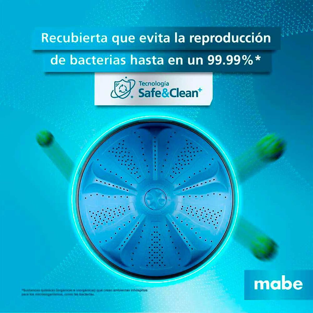 Lavadora Autom&aacute;tica Mabe LMA9120WDGCL0 19 kg.