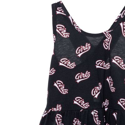 Imagen 2 del producto Vestido de Algodón Niña Mila Negro