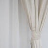 Set Cortina Doral Luciana 6 Piezas 140x220 cm Crudo