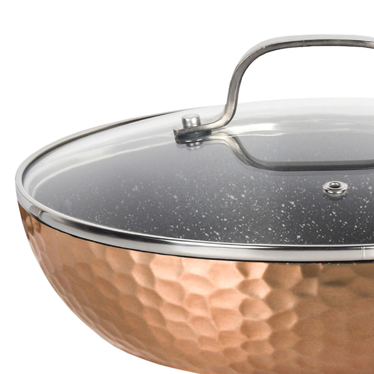 Sartén Acero Inoxidable con Tapa Simplit Copper 28 cm