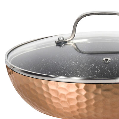 Imagen 2 del producto Sartén Acero Inoxidable con Tapa Simplit Copper 28 cm
