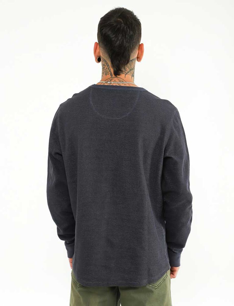Polera Lisa Manga Larga Hombre Fiorucci