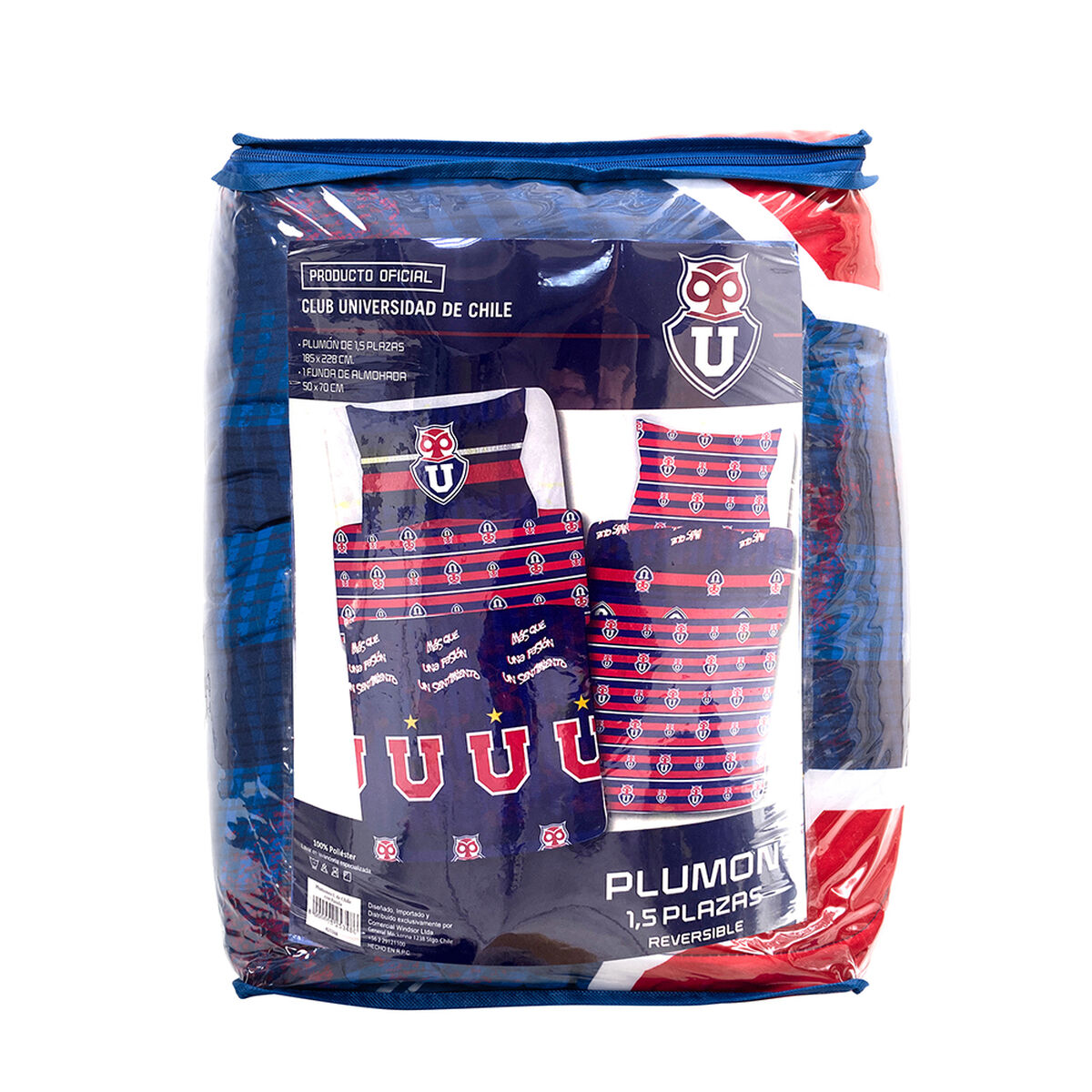 Plumón U de Chile 1,5 Plazas Multicolor