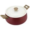 Batería de Cocina Aluminio Forjado Fantuzzi Biella  Rojo 7 Piezas