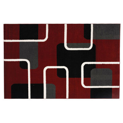 Alfombra Idetex Carved Rojo 150 x 200 cm