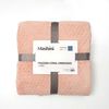 Frazada de Poliéster Mashini 1,5 Plazas Liso Rosado