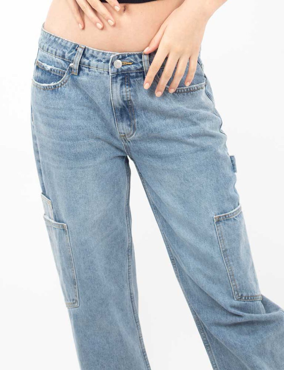 Jeans Recto Mujer Icono