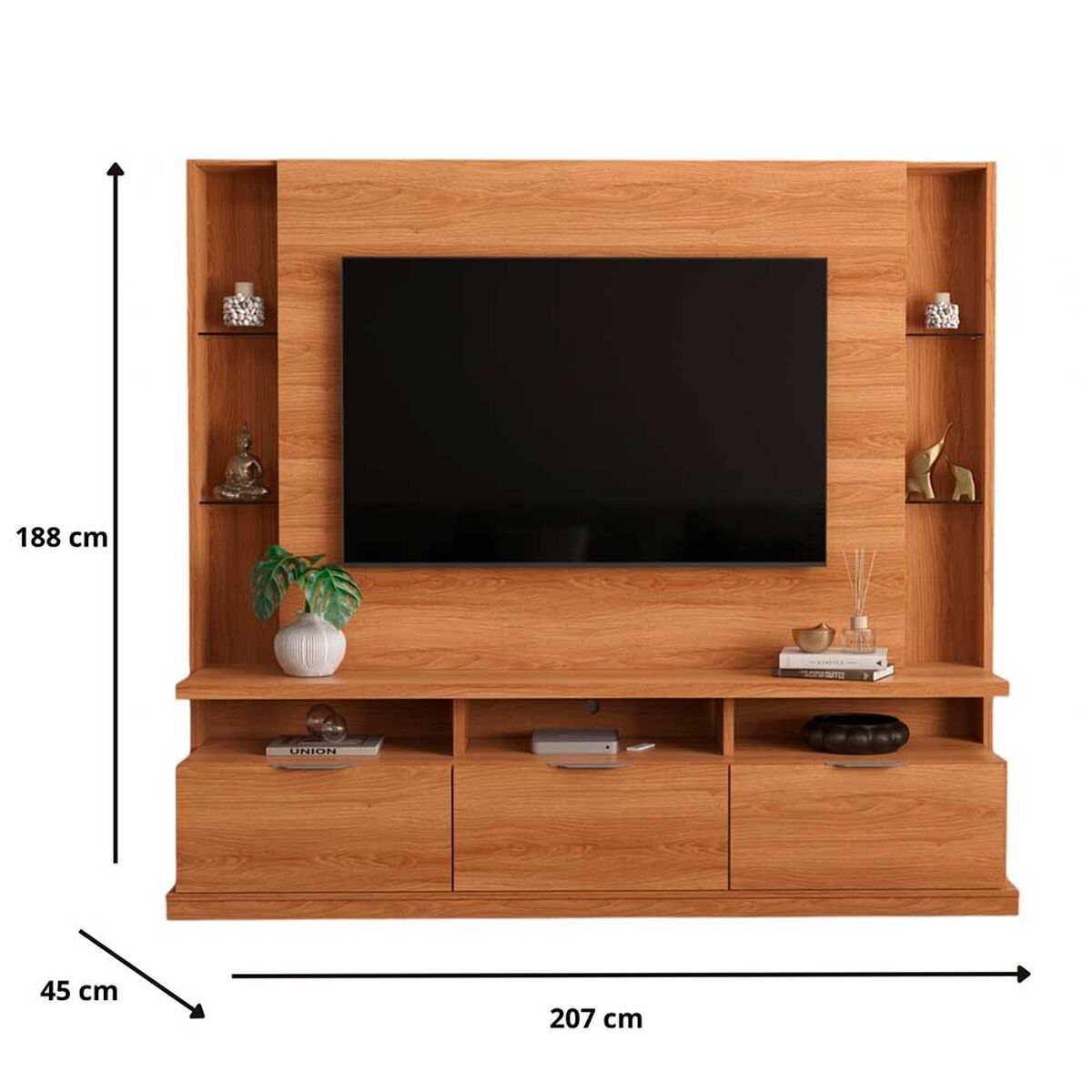 Home TV Onessta Bilbao Hasta 70" Jequitiba