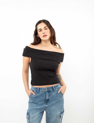 Imagen 1 del producto Polera Bardot Mujer Zibel Negro