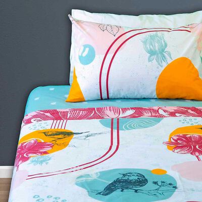 Juego de Sábanas Doral 200 Hilos 1,5 Plazas Doral Blue Diseño 2