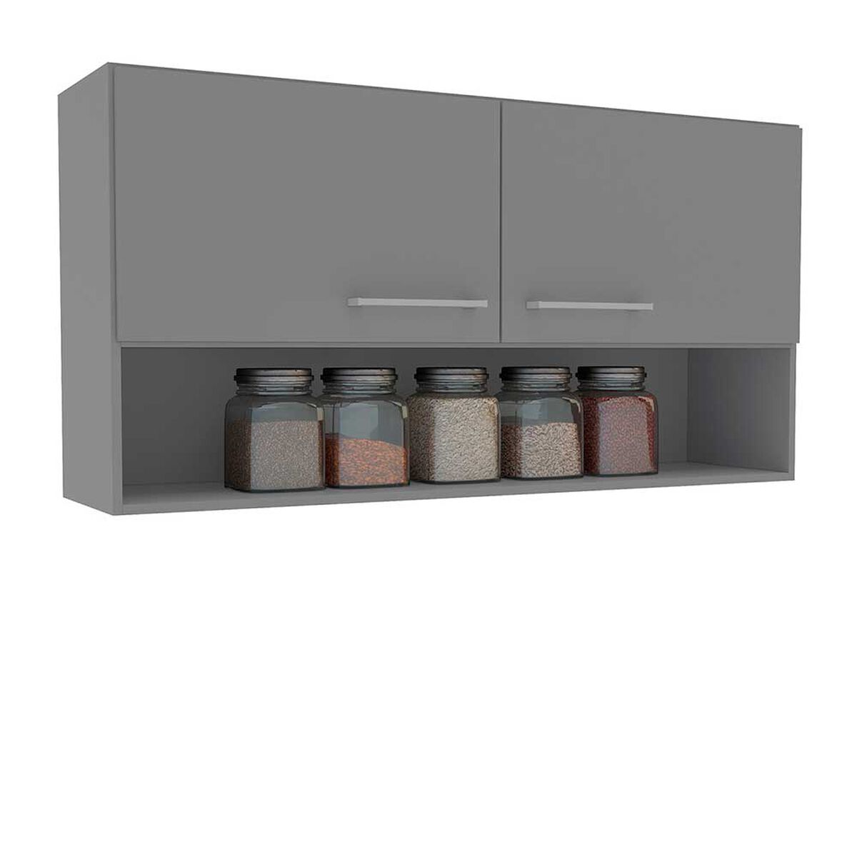 Mueble de Cocina Aereo Vekkahome Evandro 2 Puertas Blanco