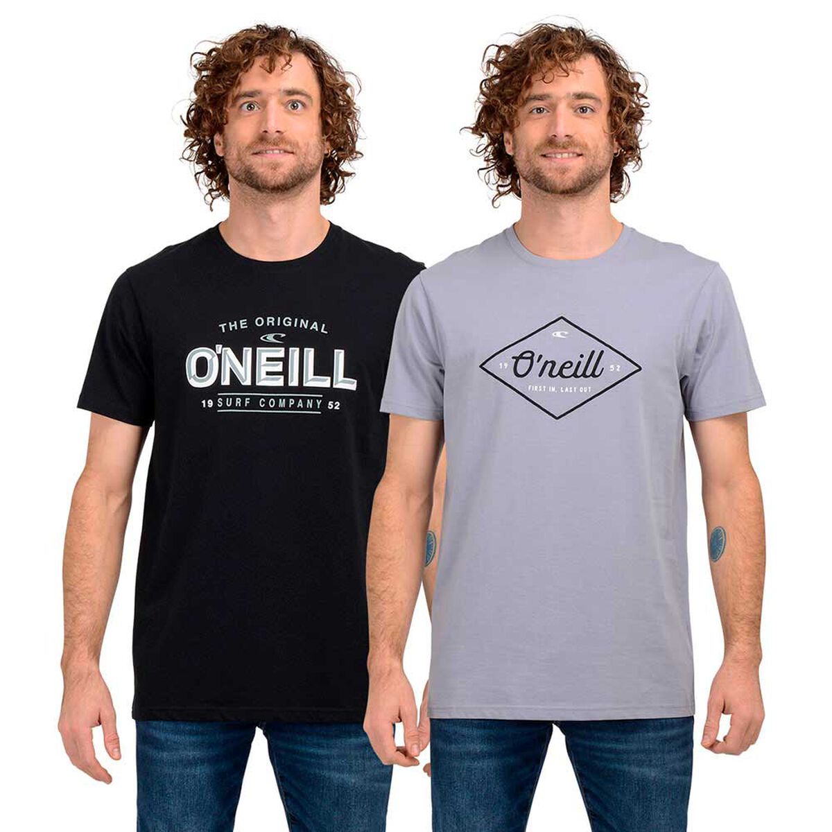 Pack 2 Poleras Con Estampado Manga Corta Hombre O'Neill
