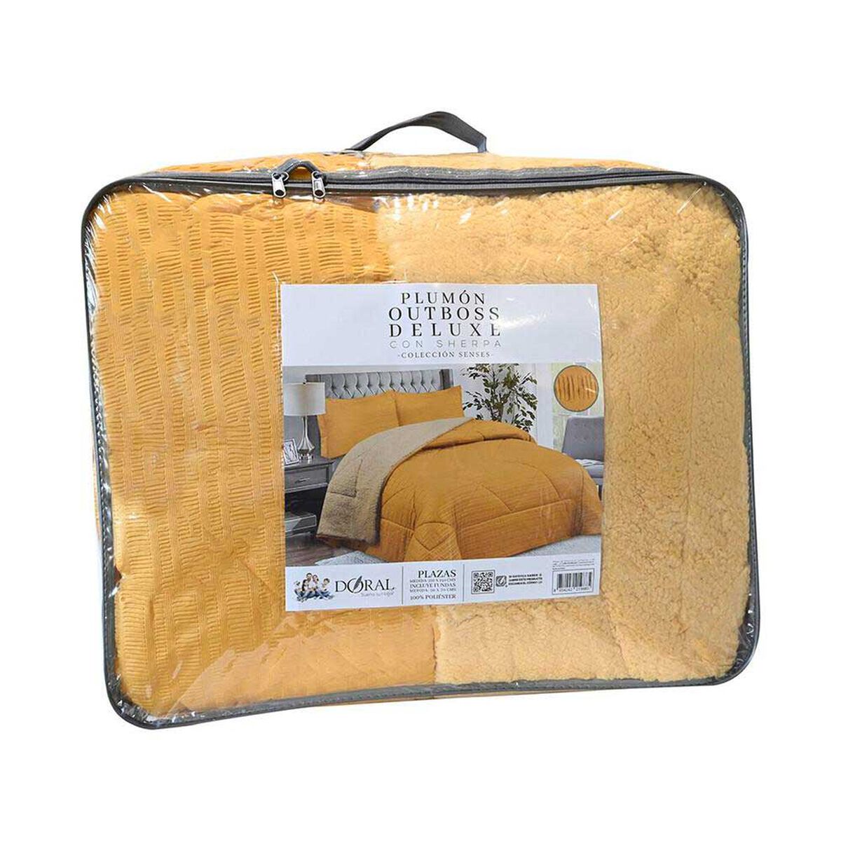 Plum&oacute;n Doral 1,5 Plazas Senses Mostaza