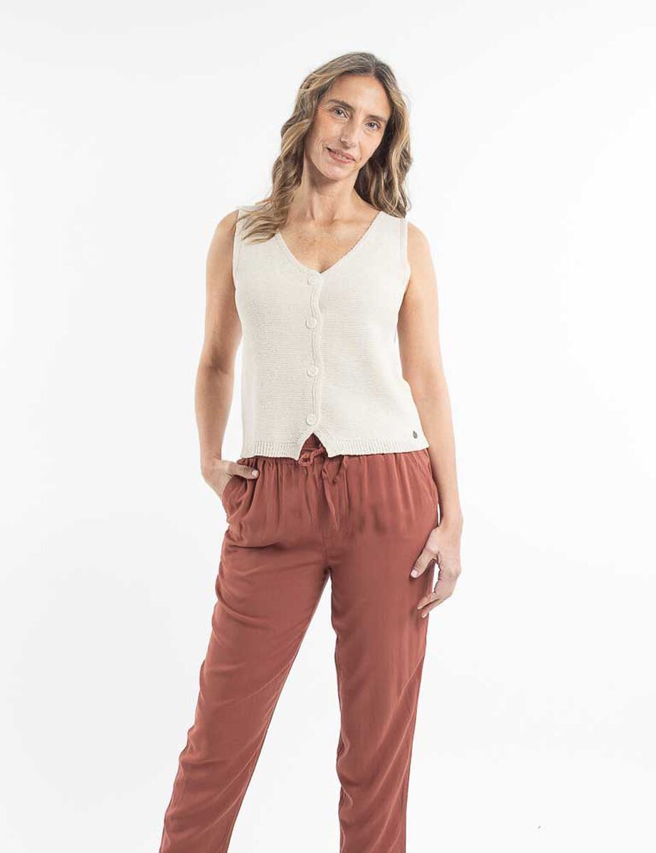 Sweater Sin Mangas Mujer Portman Club