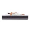 Box Spring CIC 1,5 Plazas Ortopedic + Respaldo + Velador Olmo + Almohada