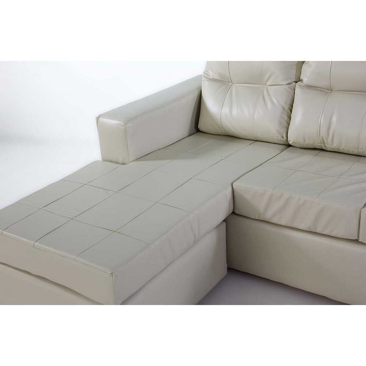 Sofá Modular Kea Rodas 3 Cuerpos Beige