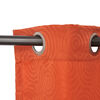 Set Cortinas Jacquard Argolla Nogal Terra 140X220+5 Cm