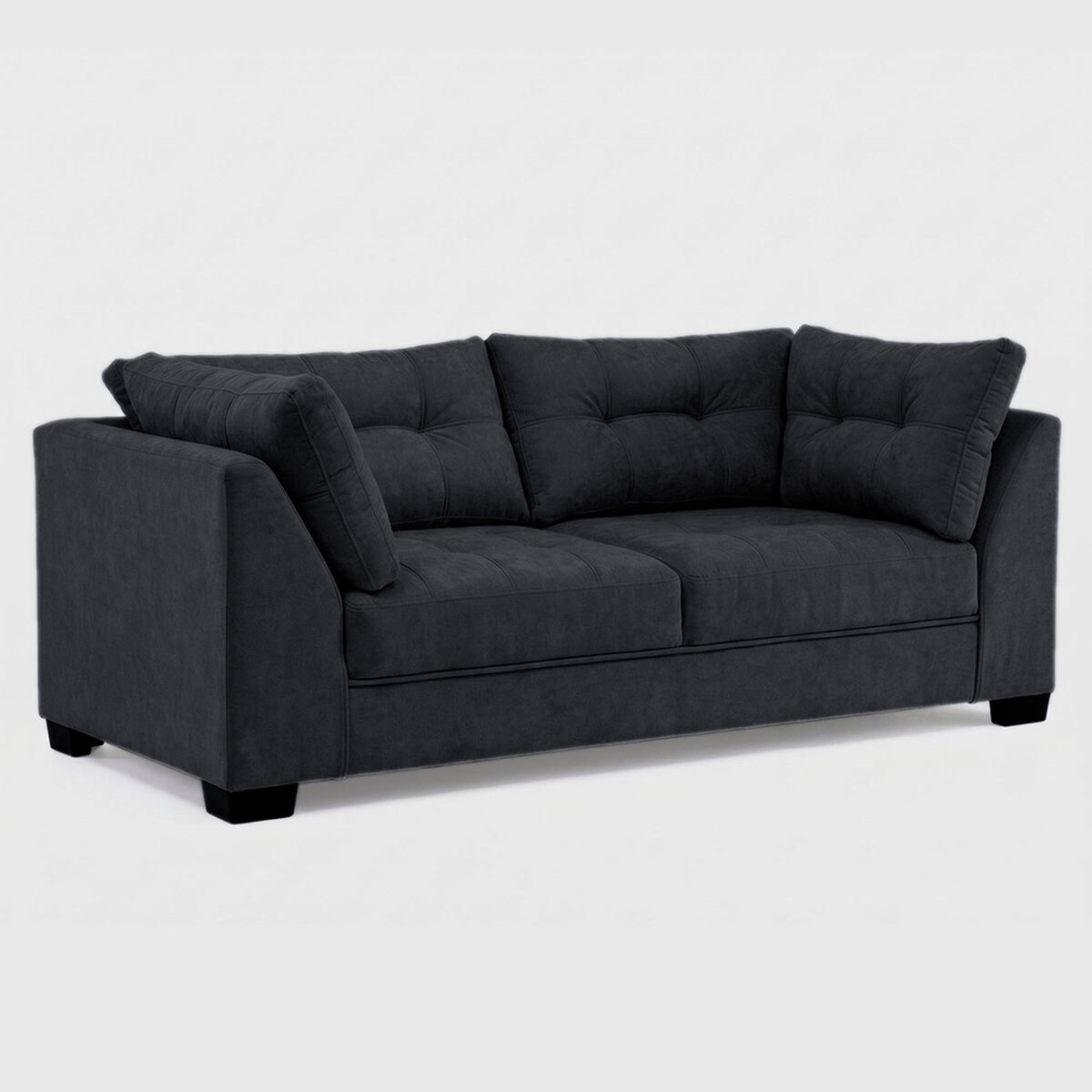 Sof&aacute; Muebles MPR Edimburgo 2 Cuerpos Negro