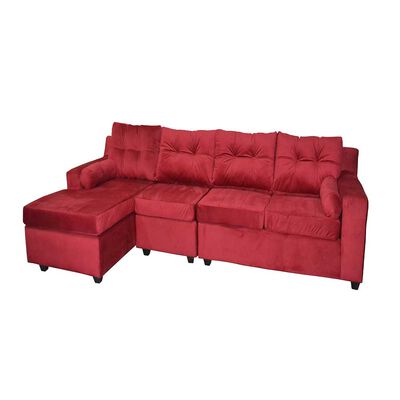 Imagen 1 del producto Sofá Seccional Diseño A&M Home Maritza Derecho 4 Cuerpos Burdeo