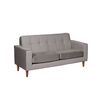 Sof&aacute; Latam Home Salermo Tela Velvet 2 Cuerpos Gris