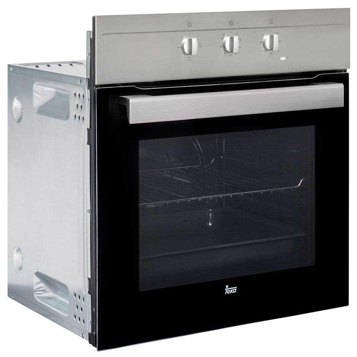 Combo Empotrado Teka Horno + Encimera HLX 540 KBBOC IX (CL) + Campana TL 6310 65 lts. Horno Negro-inox;Encimera Inox; Campana Inox