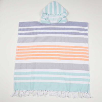 Poncho Turco Infantil Casanova Kids Blue