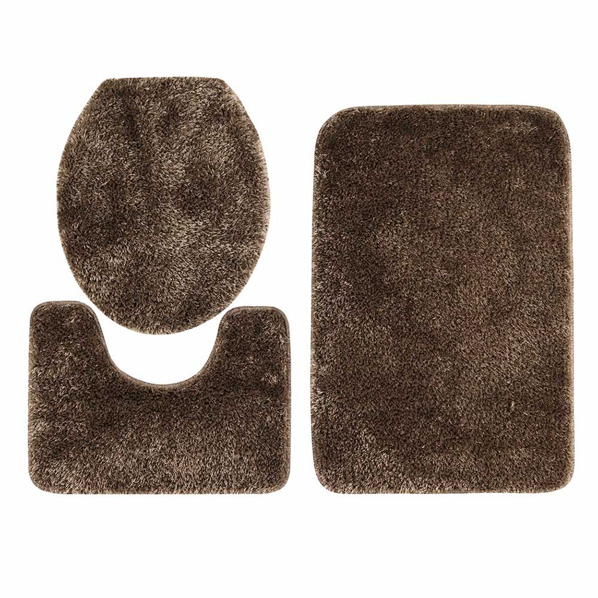 Set 3 Accesorios de Baño Modalfo Bañomi Café