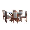 Juego de Comedor Latam Home Merida 6 Sillas Gris
