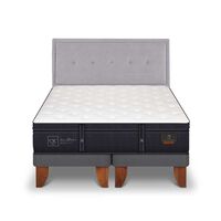 Cama Europea CIC Base Dividida King Grand Premium + Respaldo
