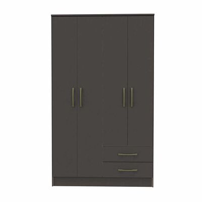 Imagen 2 del producto Clóset Vekkahome Pequim 4 Puertas 2 Cajones Negro