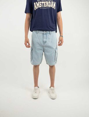 Imagen 1 del producto Bermuda Cargo Hombre Ypsd Celeste, Negro, Verde