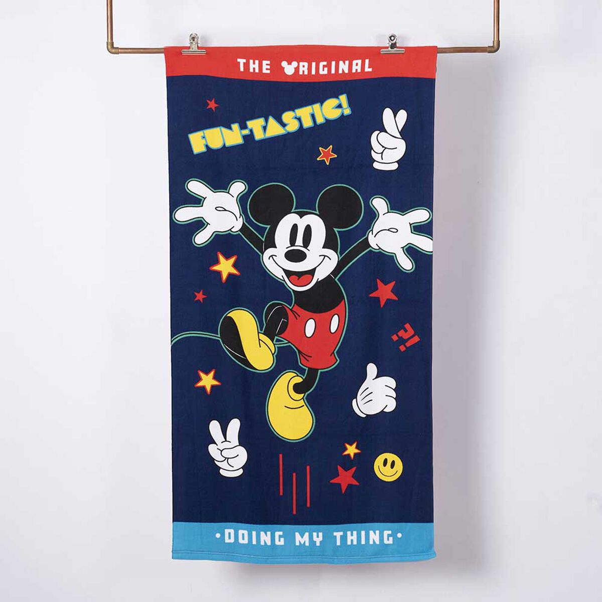 Toalla de Playa + Bolso + Lentes de Sol Disney Mickey 140 x 70 cm