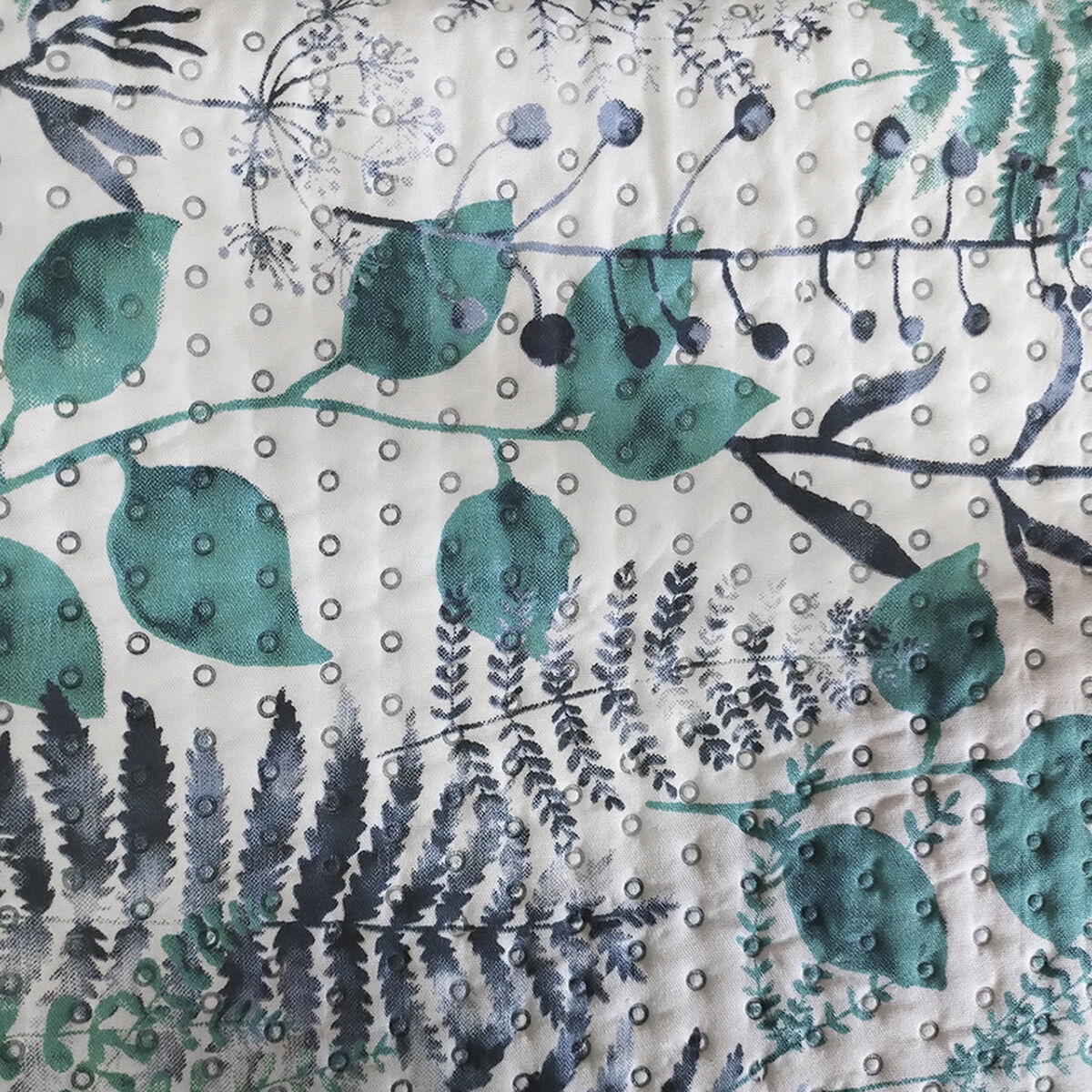 Quilt Illusions 2 Plazas Verde Bruselas