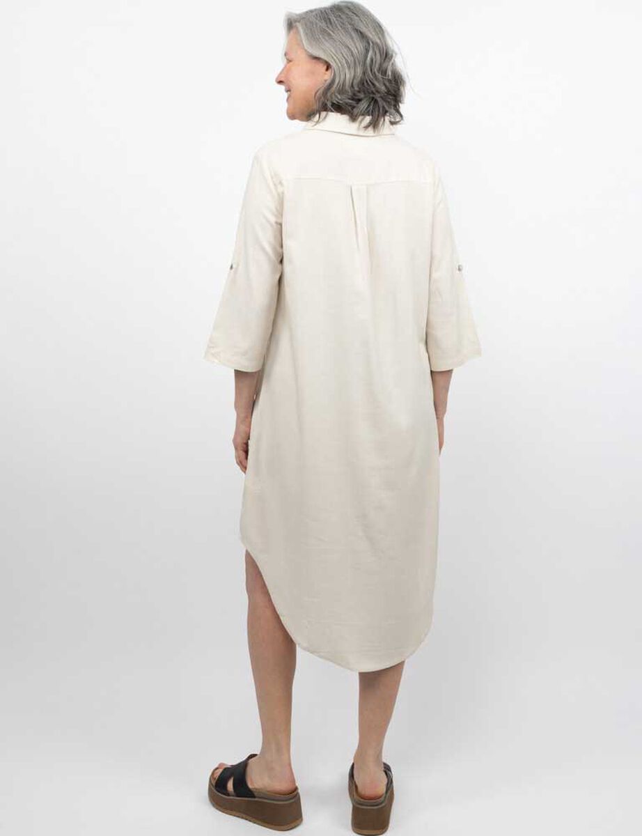 Vestido Midi Manga Larga Mujer Portman Club