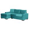Sofá Seccional Izquierdo Latam Home Livorno 3 Cuerpos Turquesa