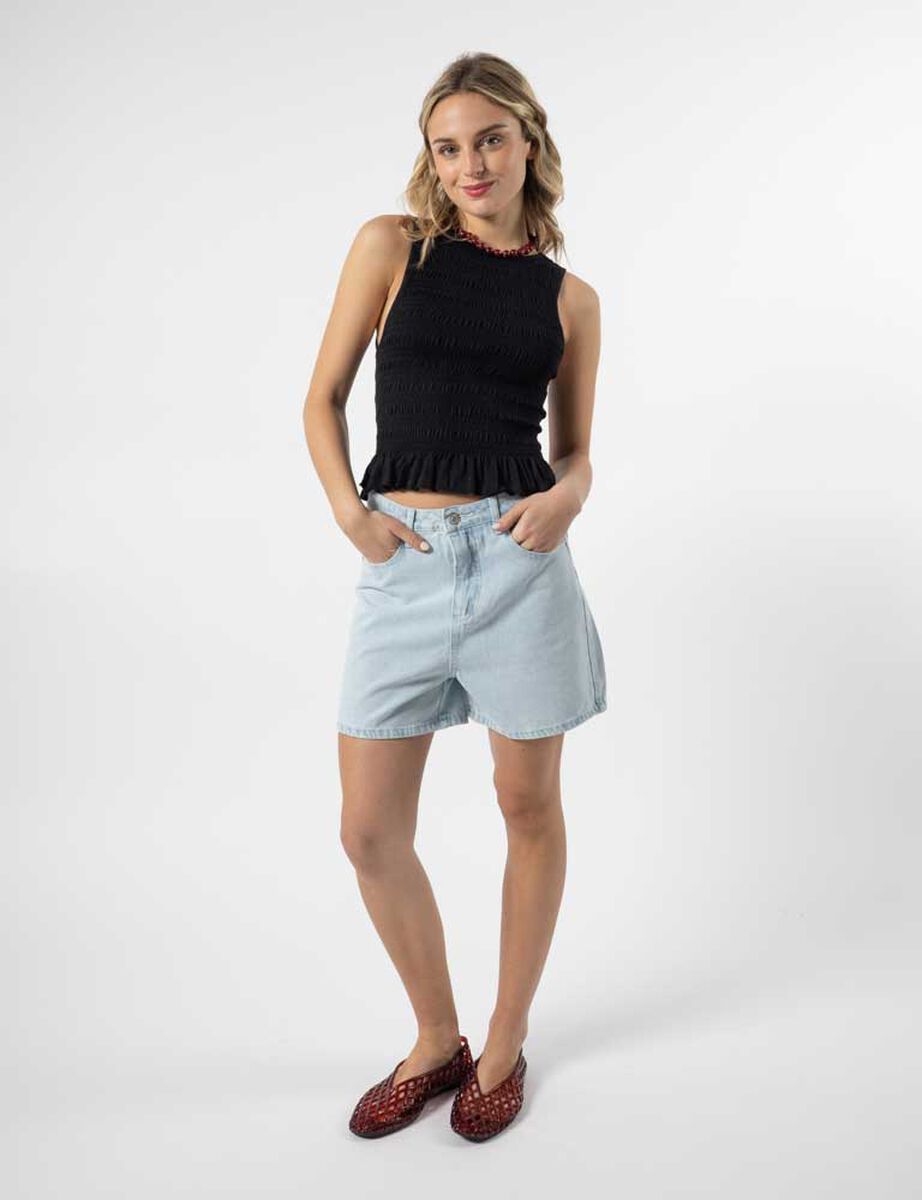 Bermuda Denim Mujer Icono