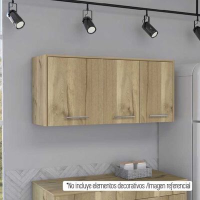 Mueble de Cocina Superior TuHome Orion 3 Puertas Duna Blanco