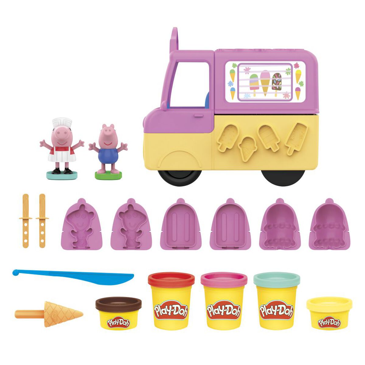 Masas y Plastilinas Camión de Helados de Peppa Pig Play-Doh