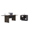 Combo Oficina Mesa Reunión + Cajonera Negro TuHome Home Office