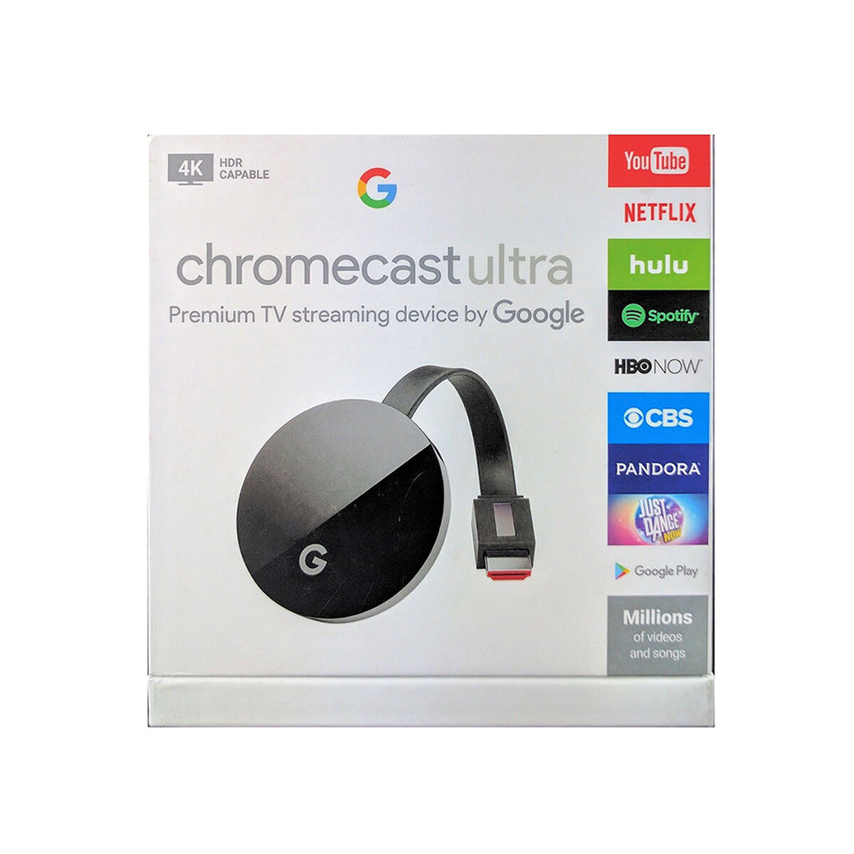 Adaptador Smart TV Google Chromecast Ultra